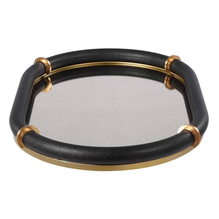 Cyprus Black Oval Tray