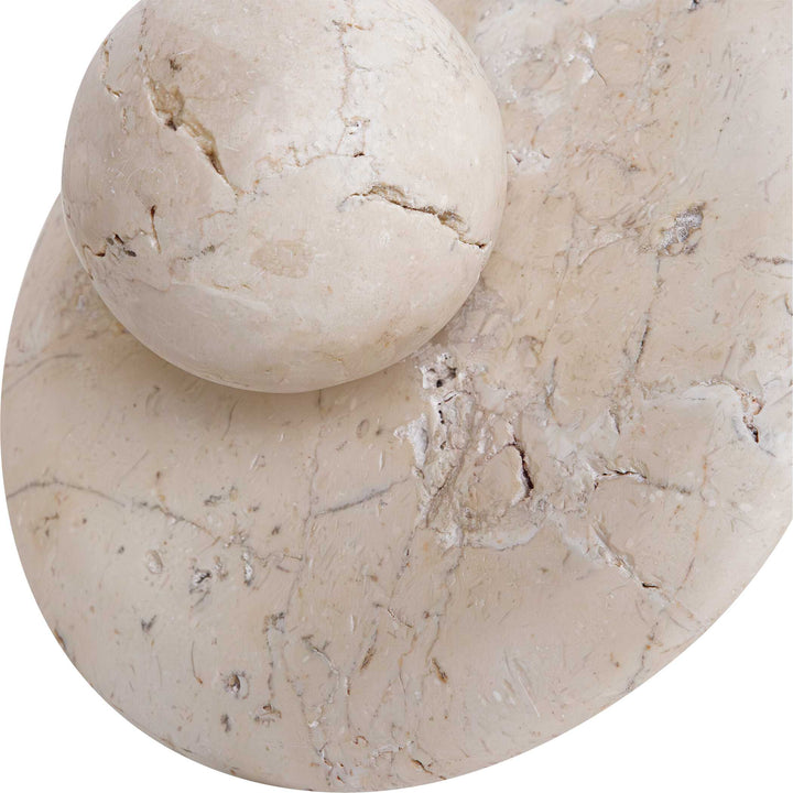 Quarried Stone Indoor-Outdoor Sculptures, Set of 2