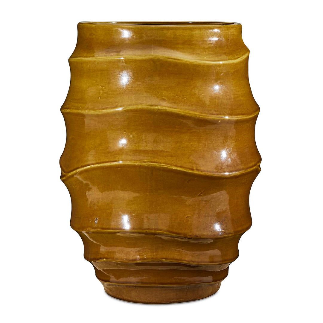 Canyon Wave Indoor-Outdoor Earthy Planter