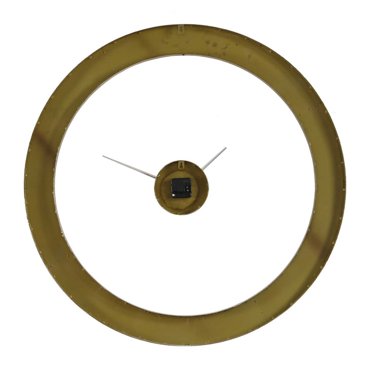 Ivory Halo Minimalist Wall Clock