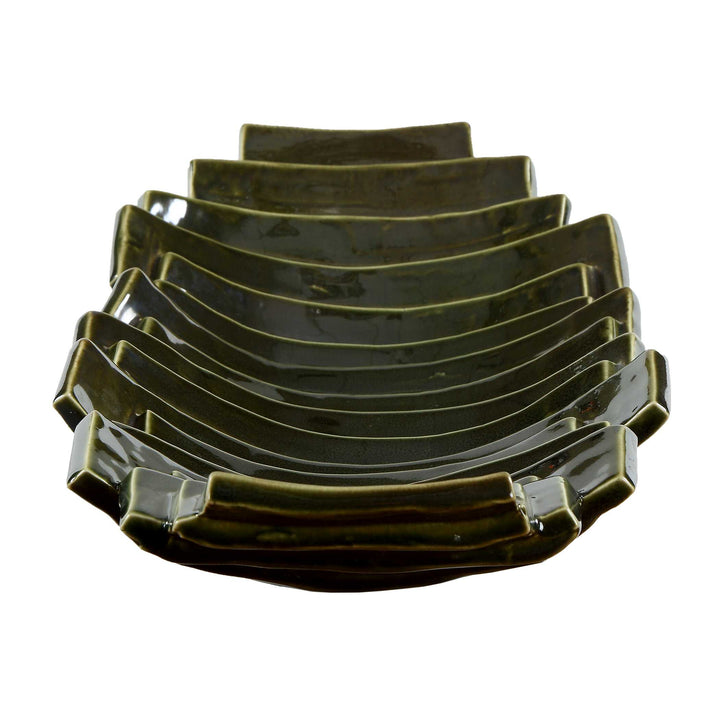 Harbor Ridge Olive Green Bowl