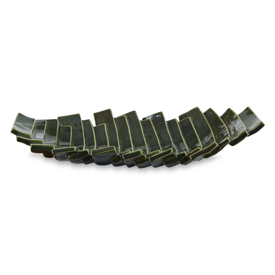 Harbor Ridge Olive Green Bowl
