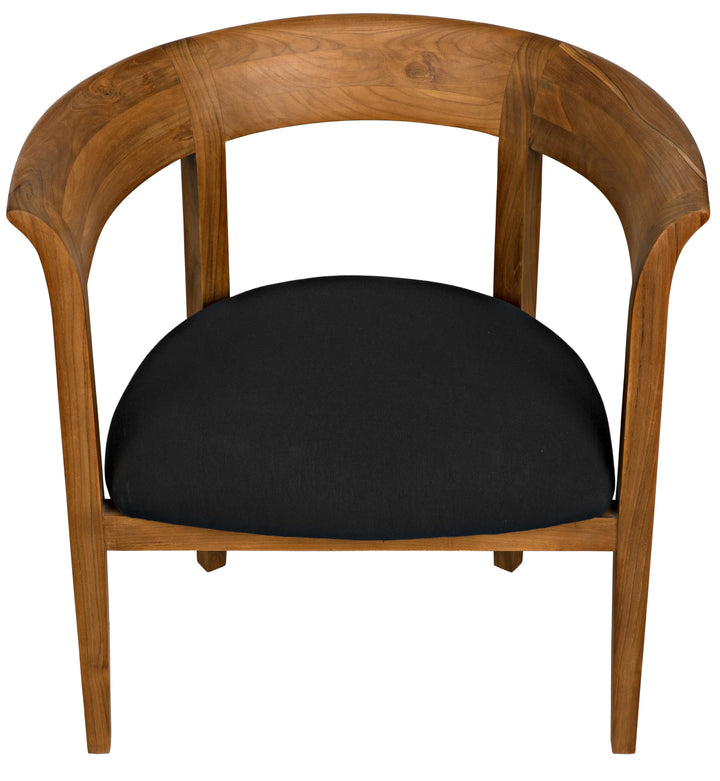 American Home Furniture | Noir - Webster Club Chair, Teak