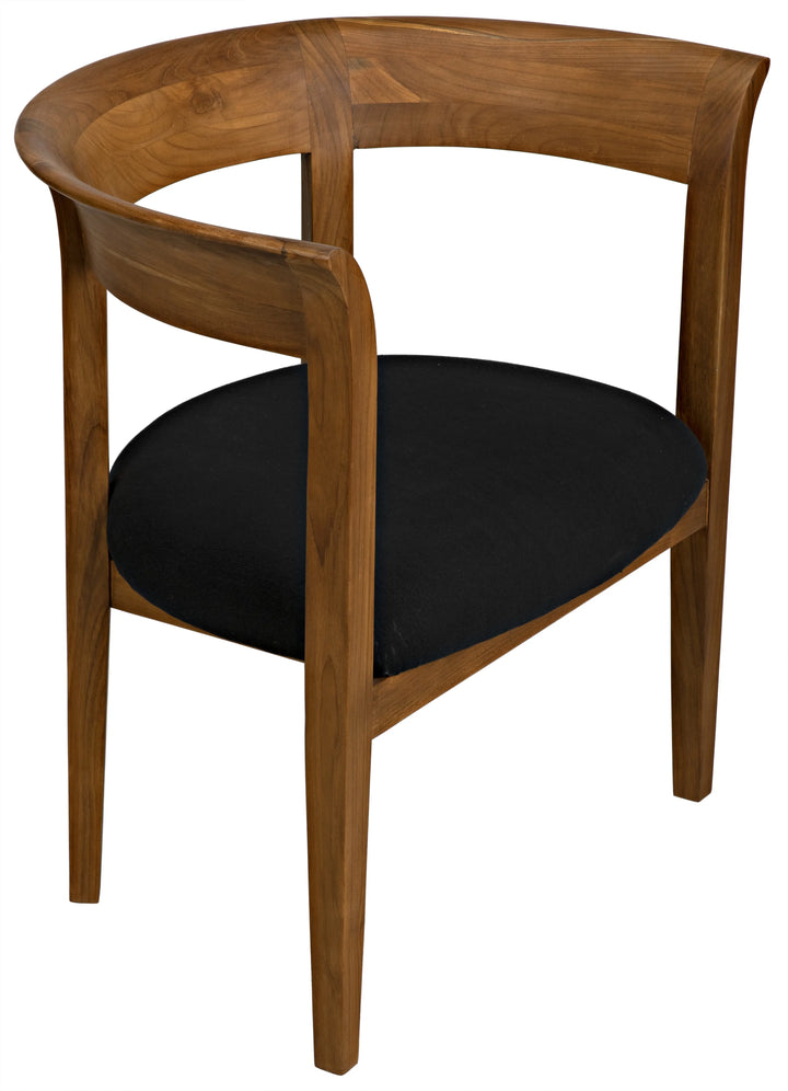 American Home Furniture | Noir - Webster Club Chair, Teak