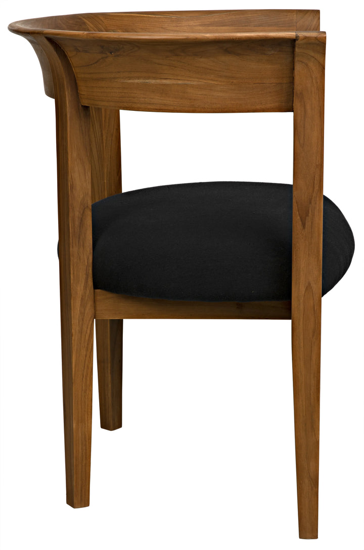 American Home Furniture | Noir - Webster Club Chair, Teak