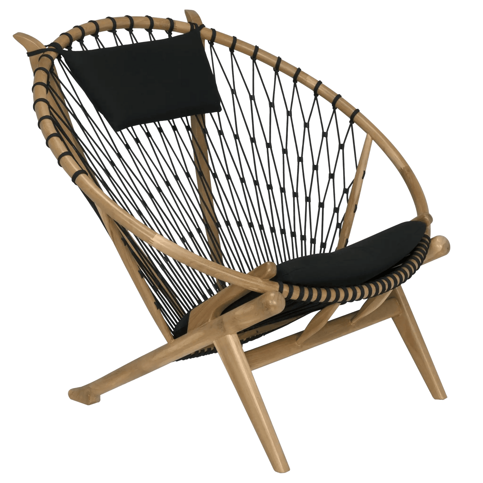 Noir Mateo Chair, Bleached Teak ACCENT + LOUNGE CHAIRS