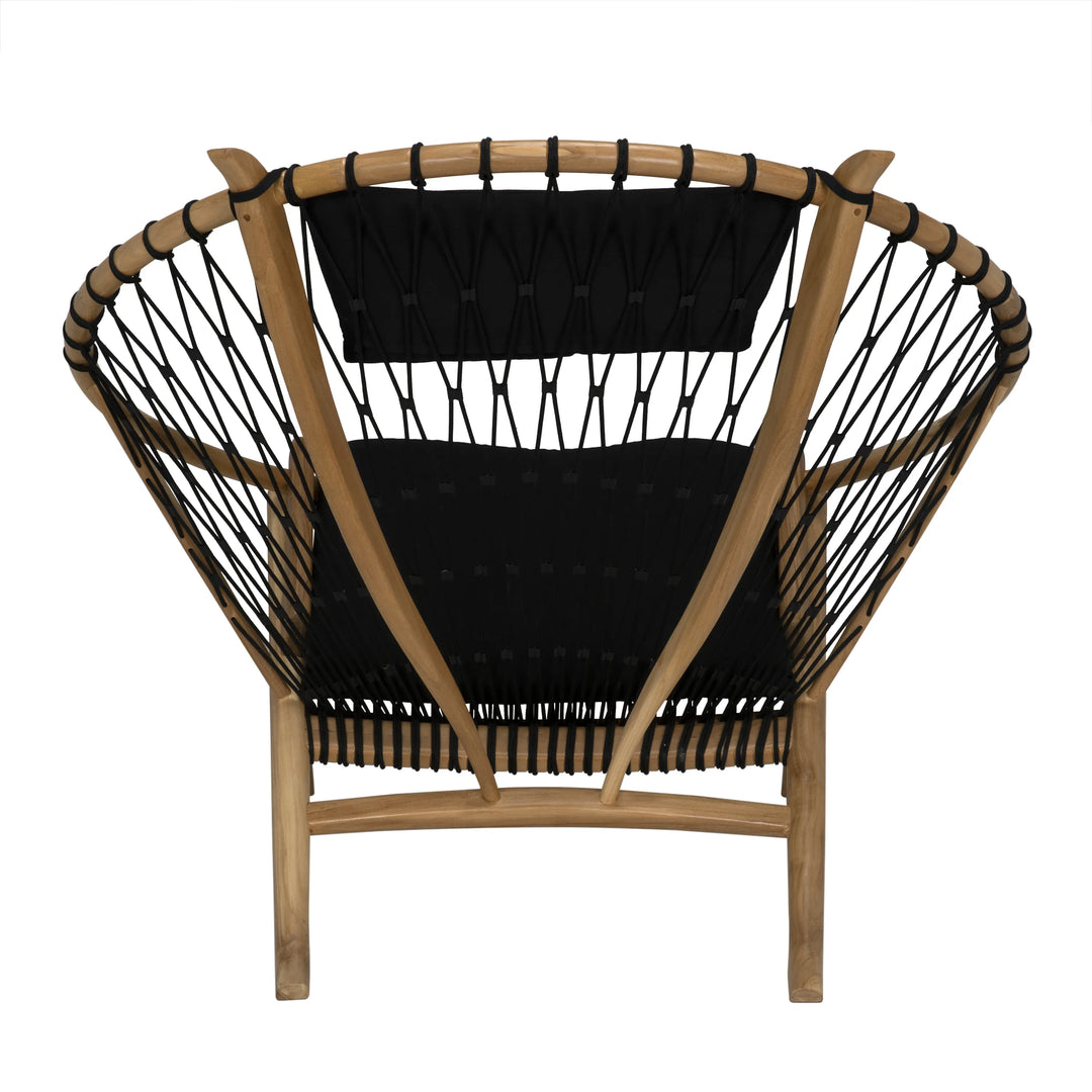 American Home Furniture | Noir - Mateo Chair, Bleached Teak