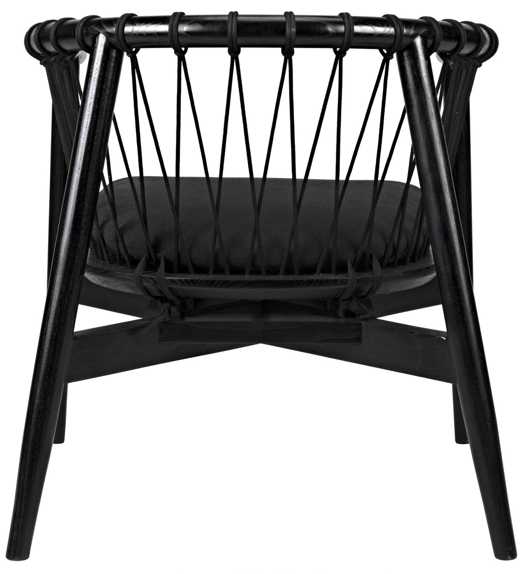 American Home Furniture | Noir - Hector Chair, Charcoal Black