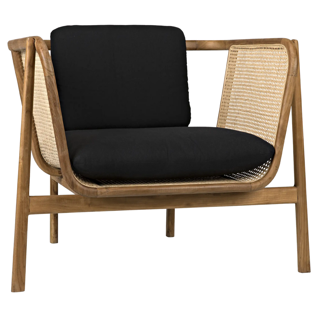 American Home Furniture | Noir - Balin Chair with Caning