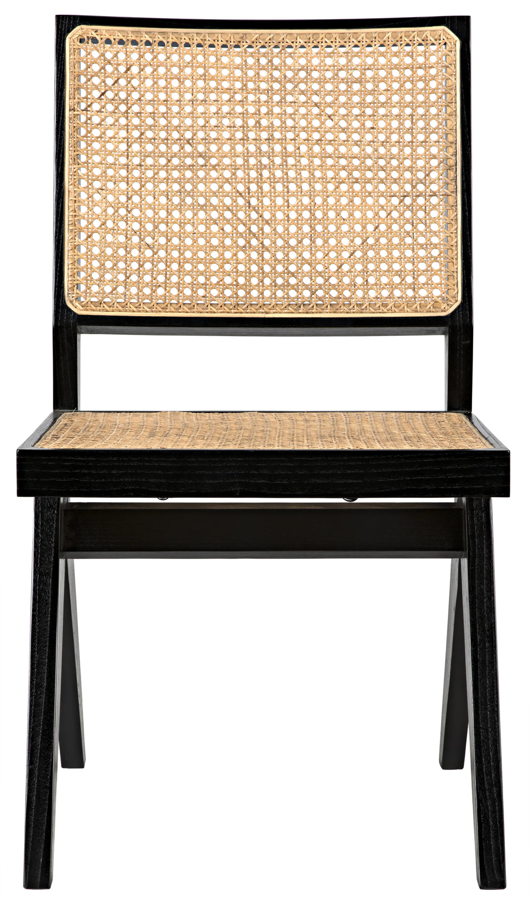 American Home Furniture | Noir - Joseph Side Chair, Charcoal Black