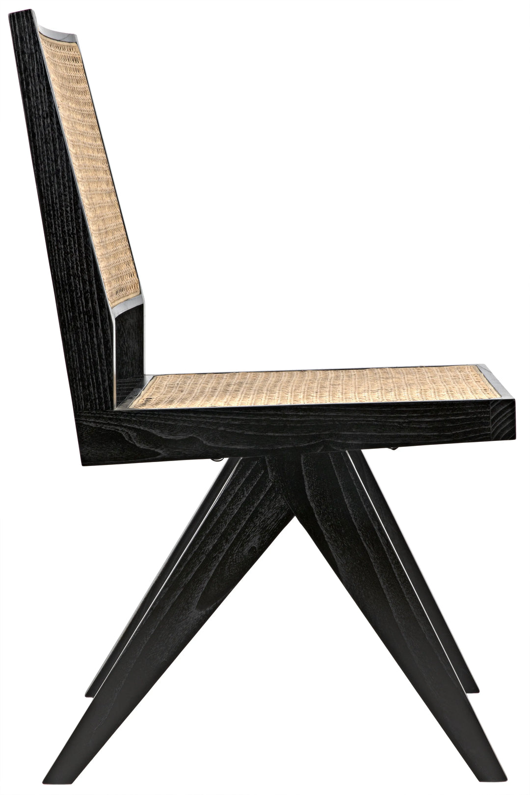 American Home Furniture | Noir - Joseph Side Chair, Charcoal Black