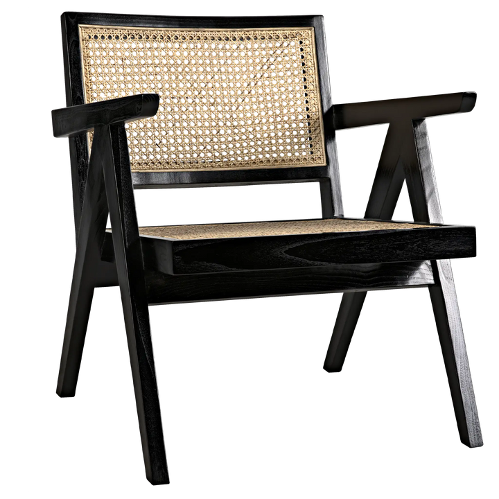 American Home Furniture | Noir - James Relax Chair, Charcoal Black