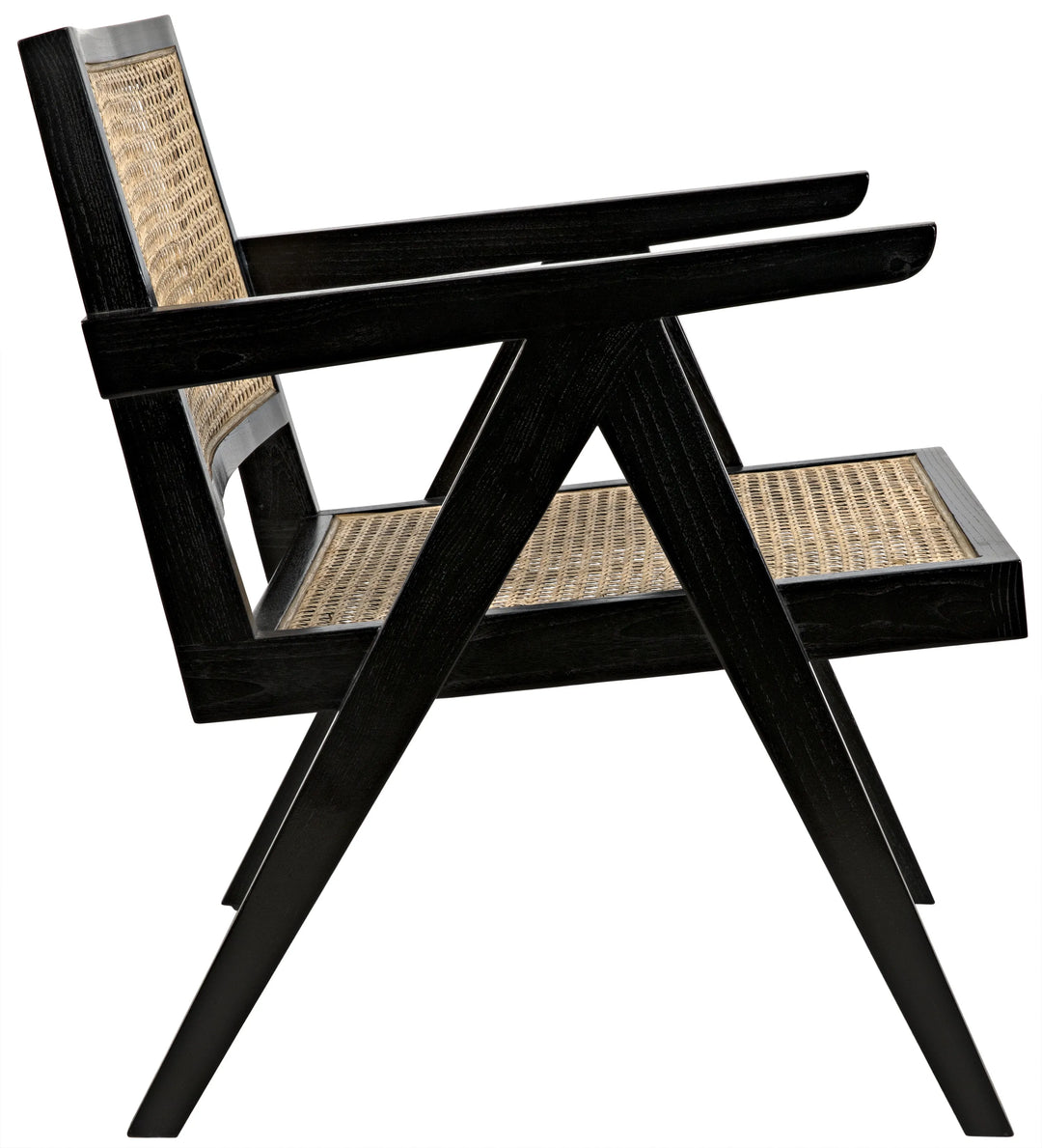 American Home Furniture | Noir - James Relax Chair, Charcoal Black