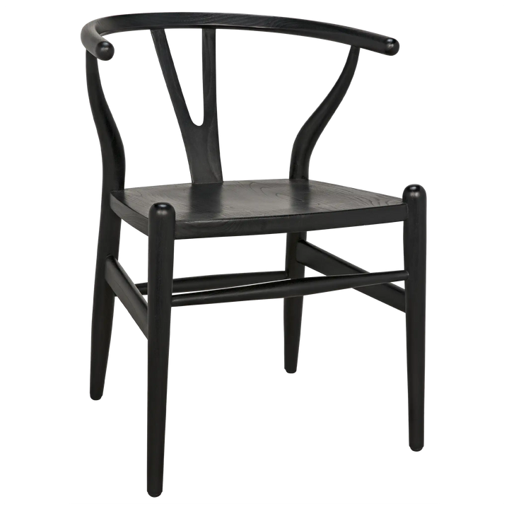 American Home Furniture | Noir - Zola Chair, Charcoal Black