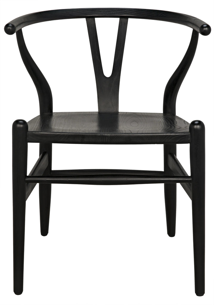 American Home Furniture | Noir - Zola Chair, Charcoal Black