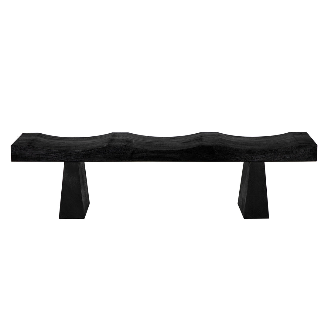 Shibumi Bench, Burnt Black Finish