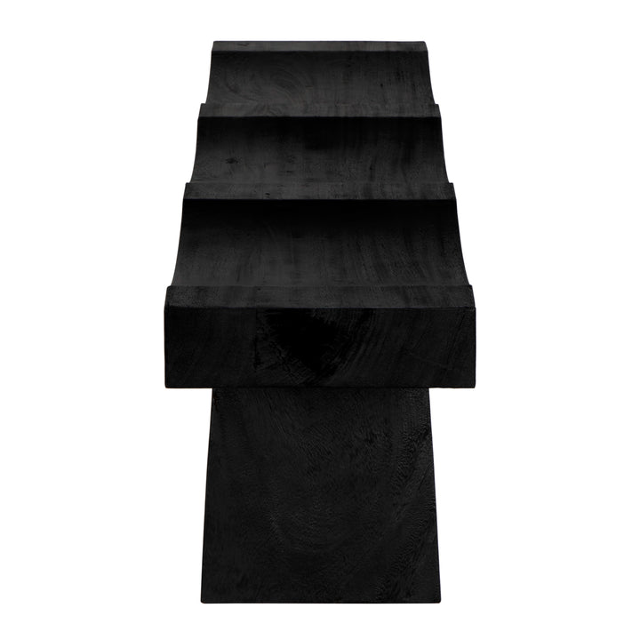 Shibumi Bench, Burnt Black Finish