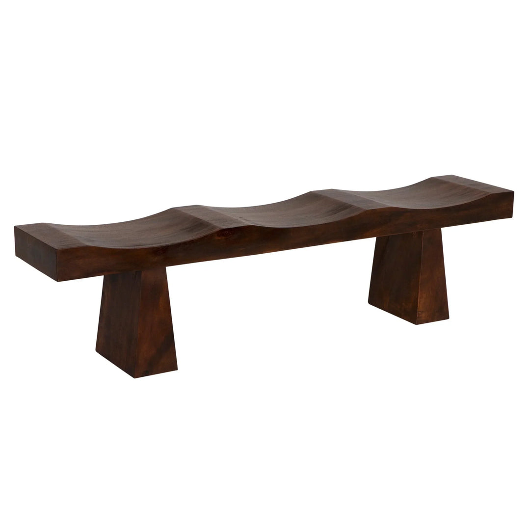 Shibumi Bench, Munggur Wood - AmericanHomeFurniture