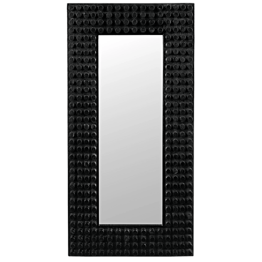 Noir Faustus Mirror, Charcoal Black WALL MIRRORS