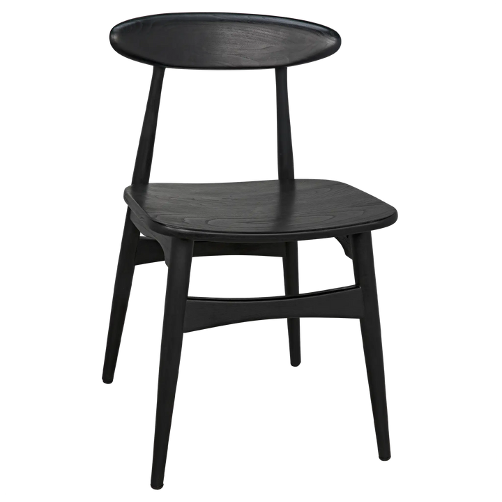 American Home Furniture | Noir - Surf Chair, Charcoal Black