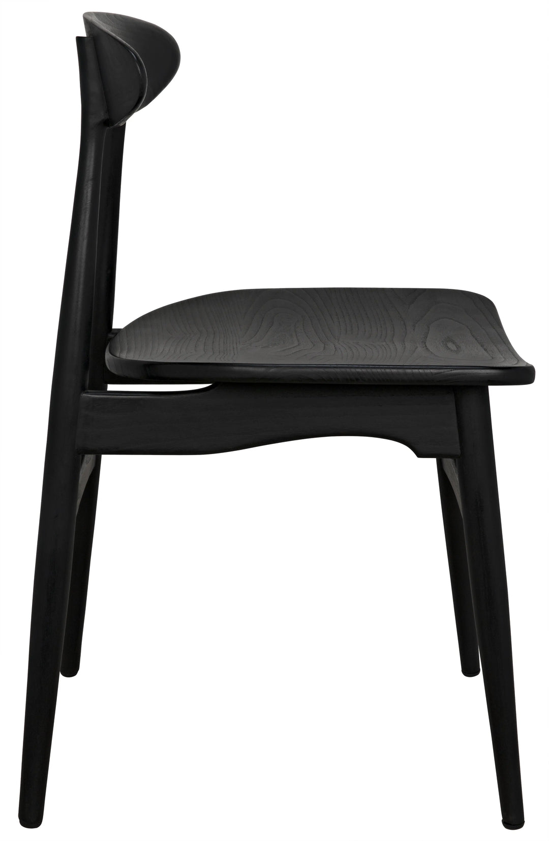 American Home Furniture | Noir - Surf Chair, Charcoal Black