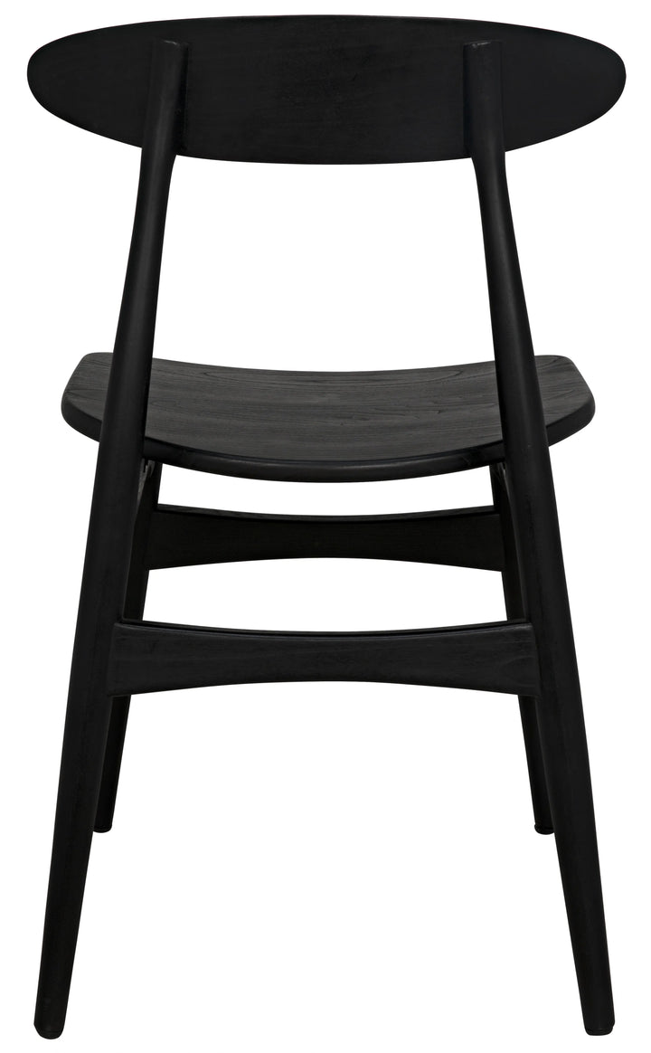 American Home Furniture | Noir - Surf Chair, Charcoal Black