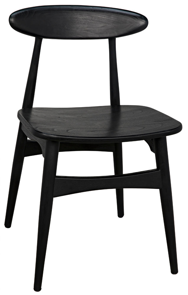 Noir - Surf Chair, Charcoal Black - AE-15CHB