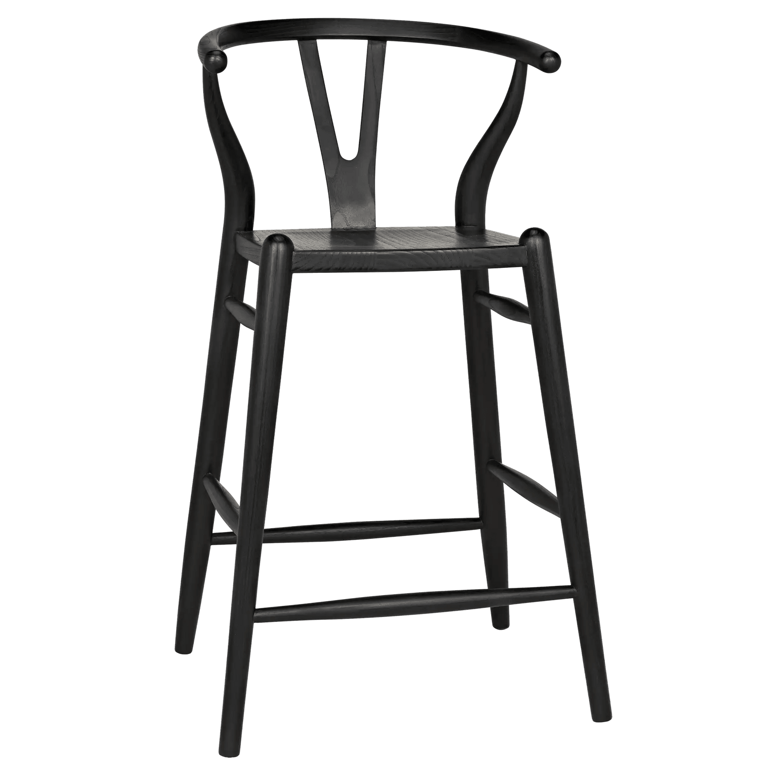 Noir Zola Counter Stool, Charcoal Black BAR STOOLS + COUNTER STOOLS