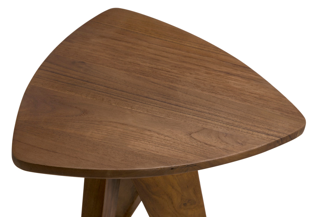 American Home Furniture | Noir - Twist Counter Stool, Teak