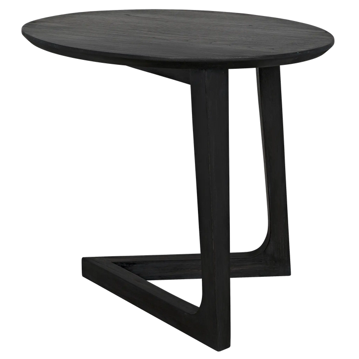 American Home Furniture | Noir - Cantilever Table, Charcoal Black