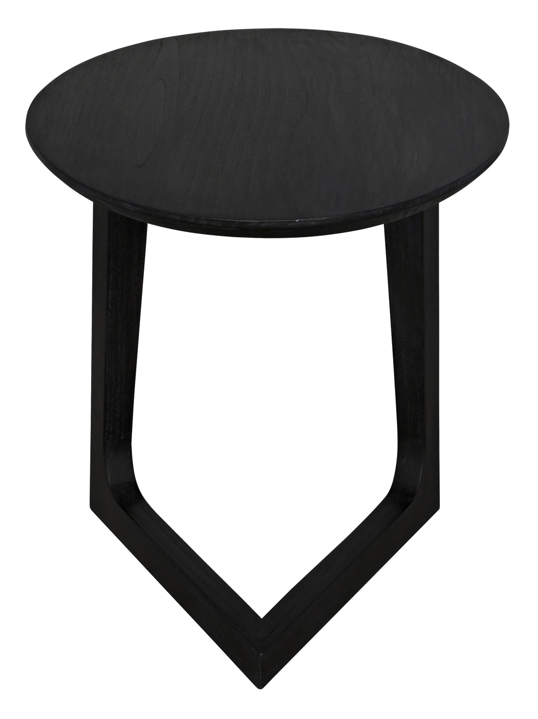 American Home Furniture | Noir - Cantilever Table, Charcoal Black