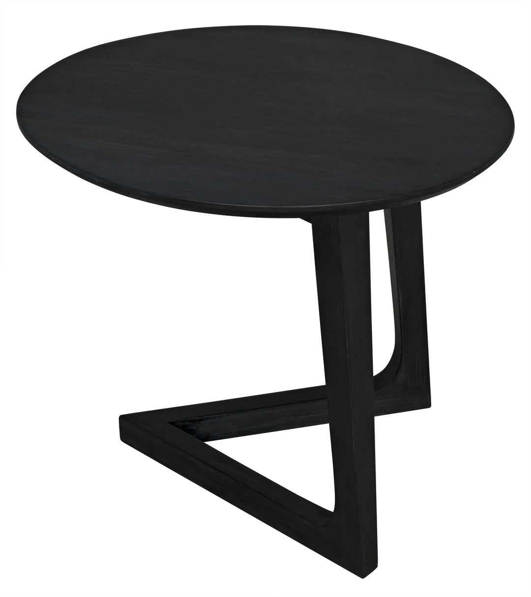 American Home Furniture | Noir - Cantilever Table, Charcoal Black