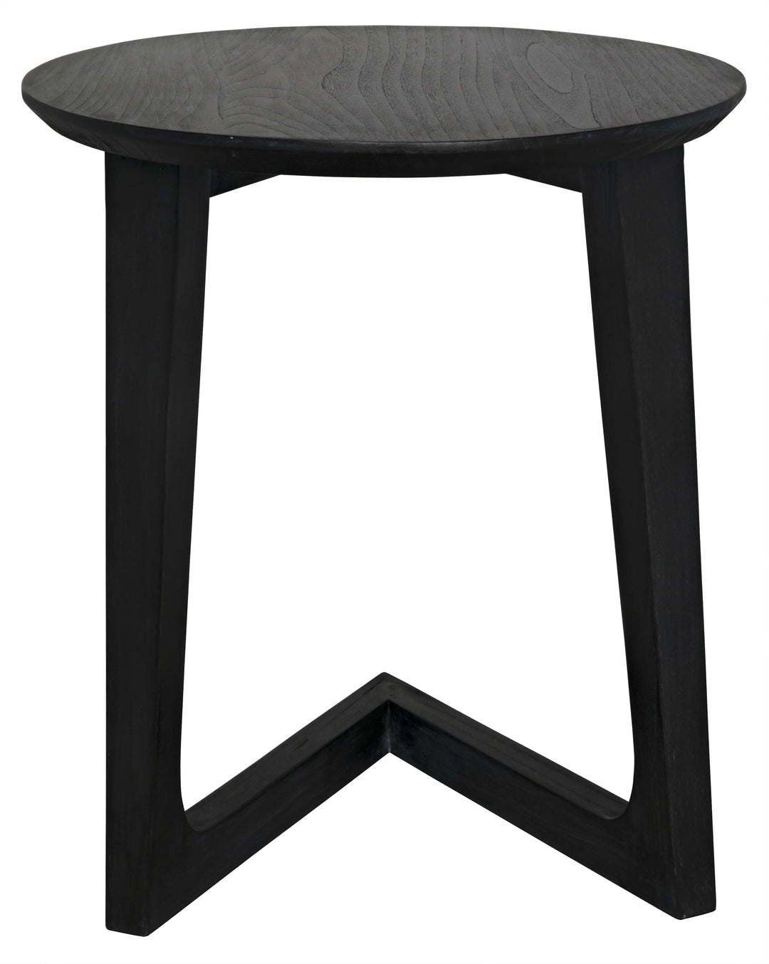 American Home Furniture | Noir - Cantilever Table, Charcoal Black