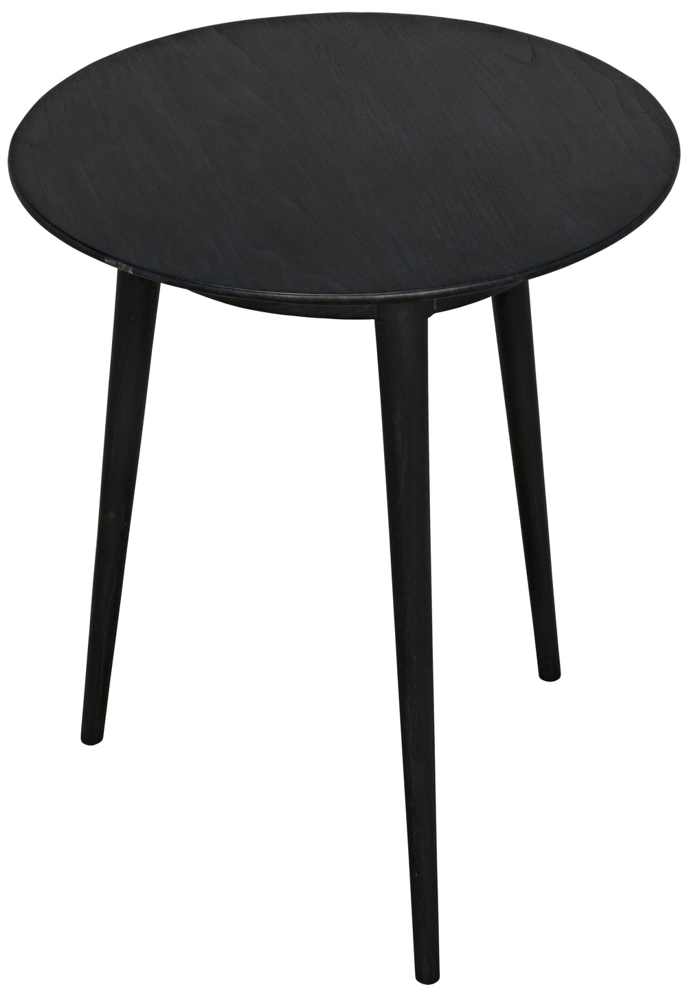 American Home Furniture | Noir - Tripod Side Table, Charcoal Black