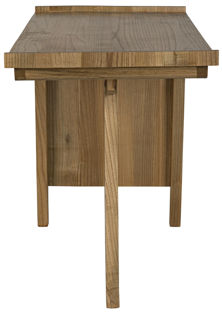 American Home Furniture | Noir - Kennedy Desk, Natural