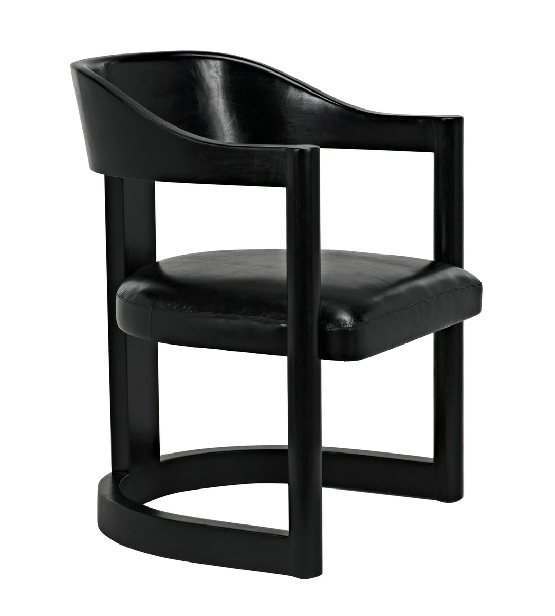 American Home Furniture | Noir - Mccormick Chair, Charcoal Black