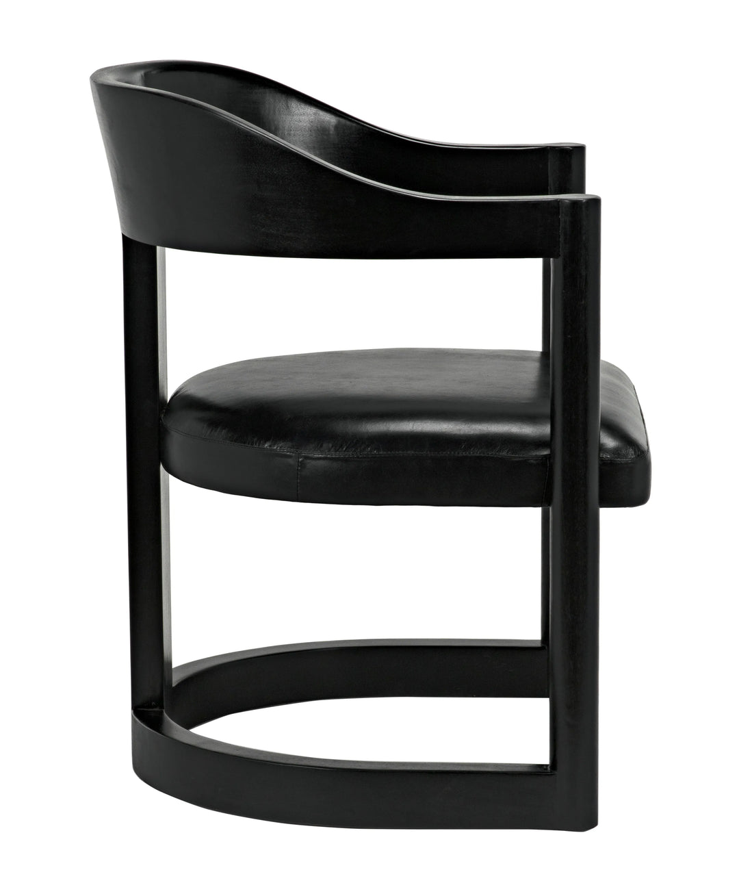 American Home Furniture | Noir - Mccormick Chair, Charcoal Black