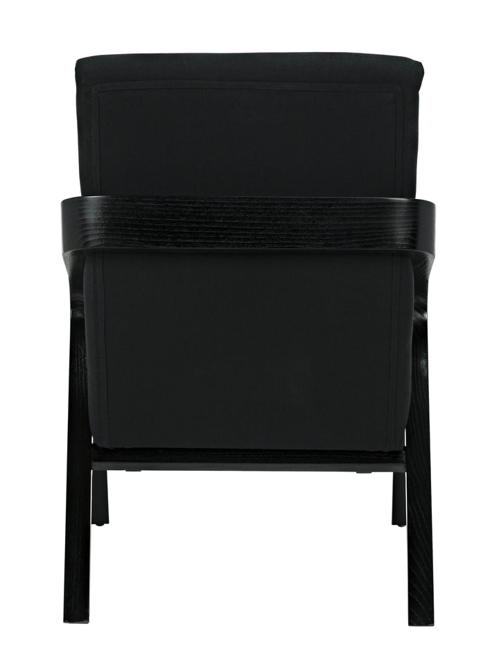 American Home Furniture | Noir - Lamar Chair, Charcoal Black