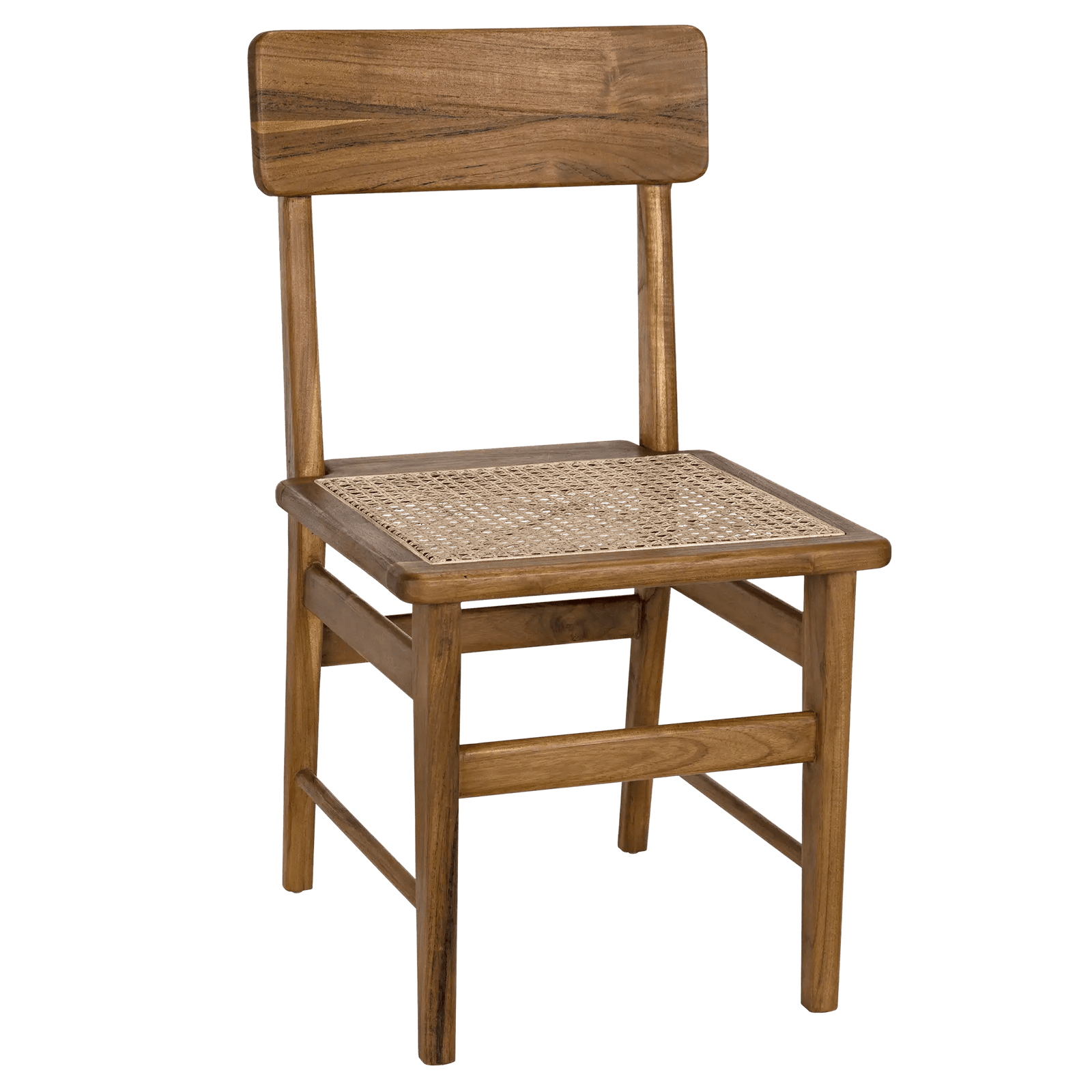 Noir Comet Chair, Teak - Set of 2 DINING CHAIRS