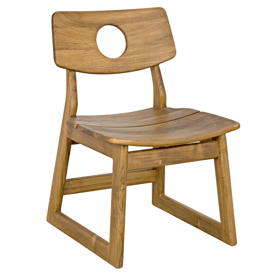 Noir Buraco Chair, Teak - Set of 2 DINING CHAIRS