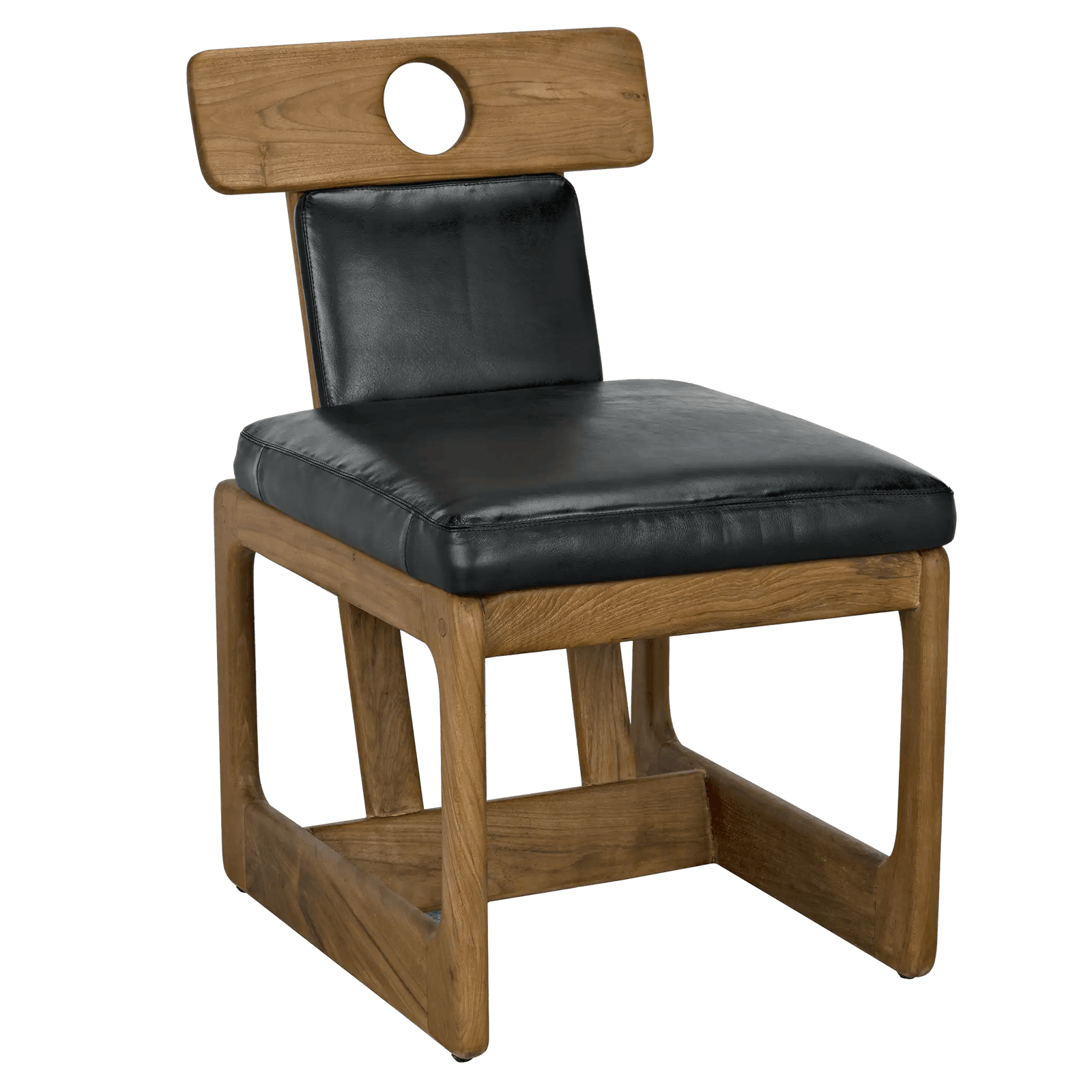 Noir Buraco Dining Chair, Teak - Set of 2 DINING CHAIRS