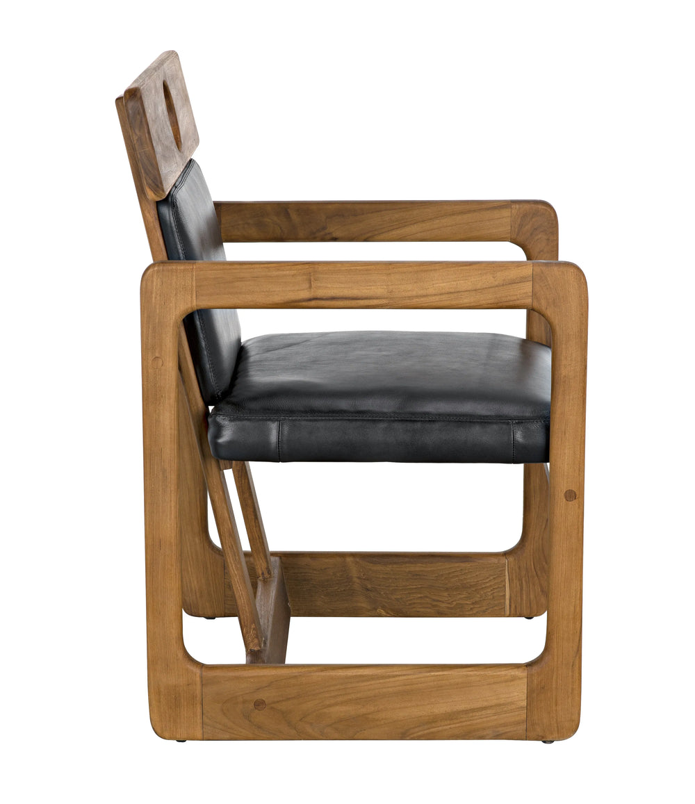 American Home Furniture | Noir - Buraco Arm Chair, Teak