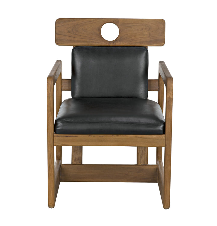 American Home Furniture | Noir - Buraco Arm Chair, Teak