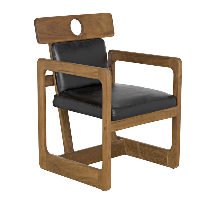 American Home Furniture | Noir - Buraco Arm Chair, Teak