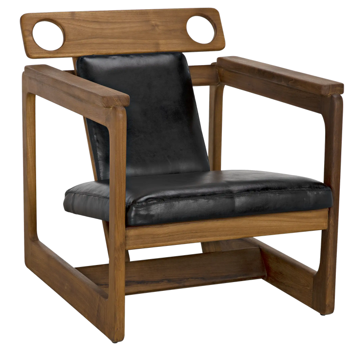 American Home Furniture | Noir - Buraco Relax Chair, Teak