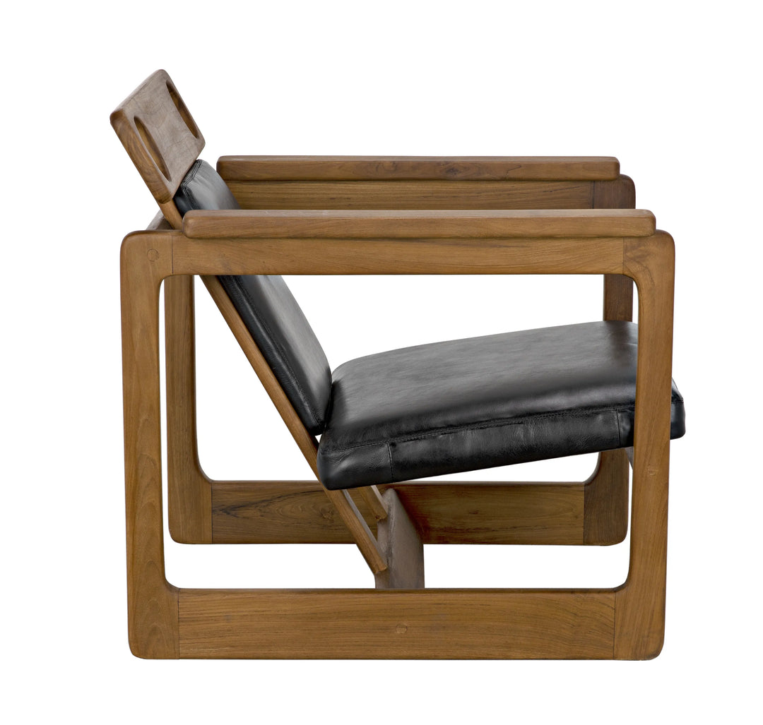 American Home Furniture | Noir - Buraco Relax Chair, Teak