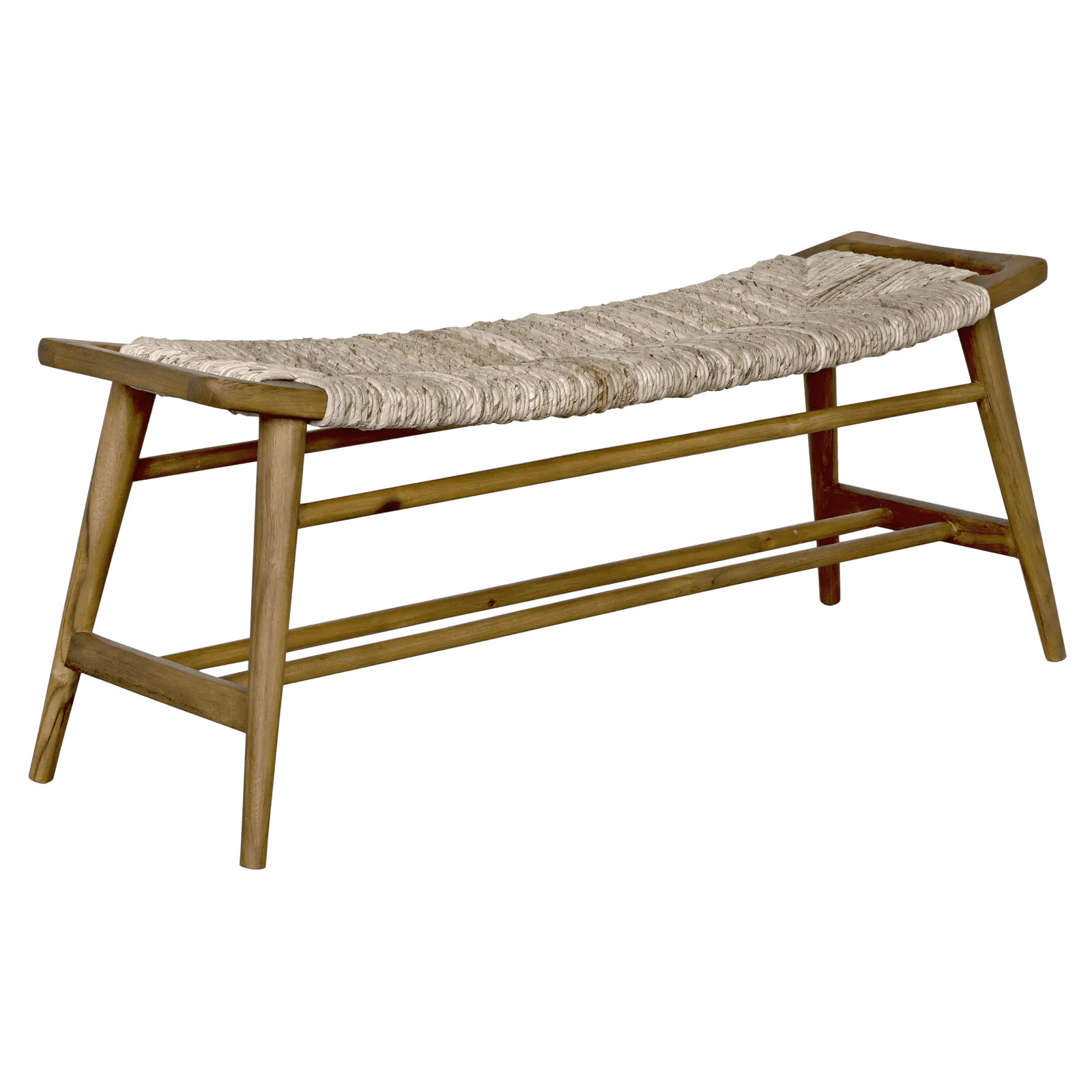 Noir Stockholm Bench with Woven BENCHES