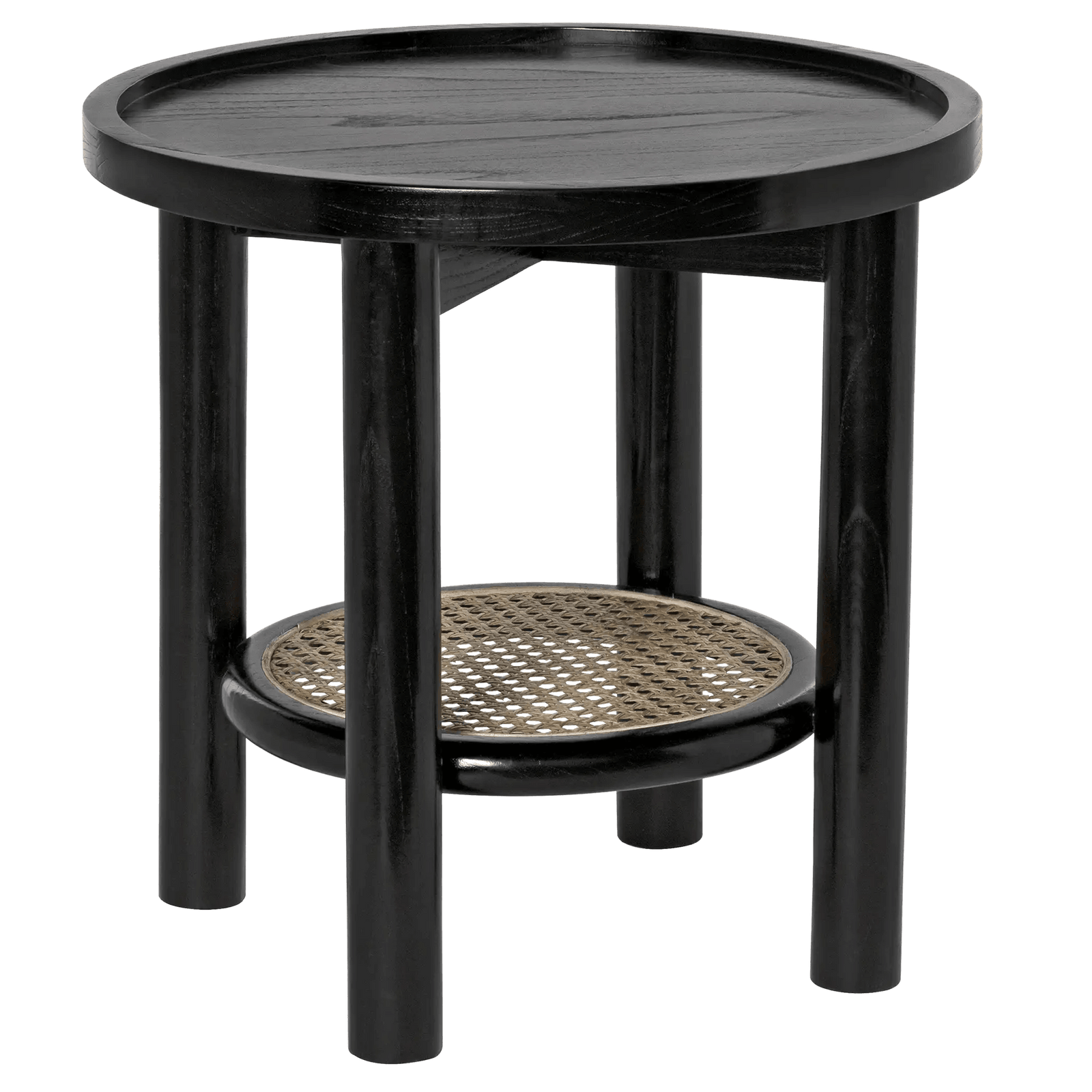 Noir Hide Away Side Table, Charcoal Black ACCENT TABLES