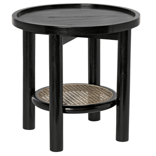 Noir Hide Away Side Table, Charcoal Black ACCENT TABLES