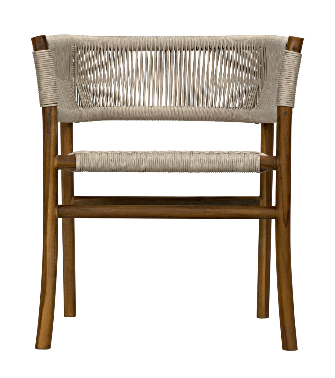 American Home Furniture | Noir - Conrad Chair, Teak with Woven Rope